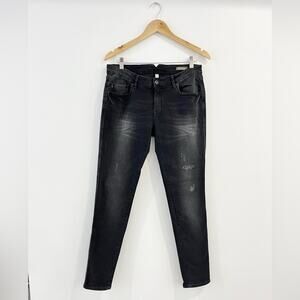 MNG‎ Black Uptown Slim Push Up Jeans 10